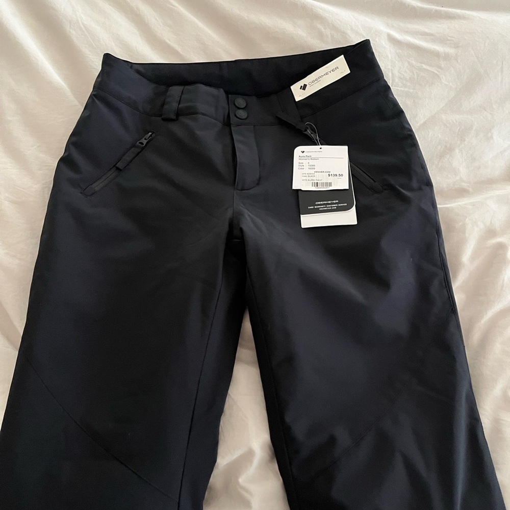 Obermeyer Women’s Ski pants Black size 6 (new with tags)